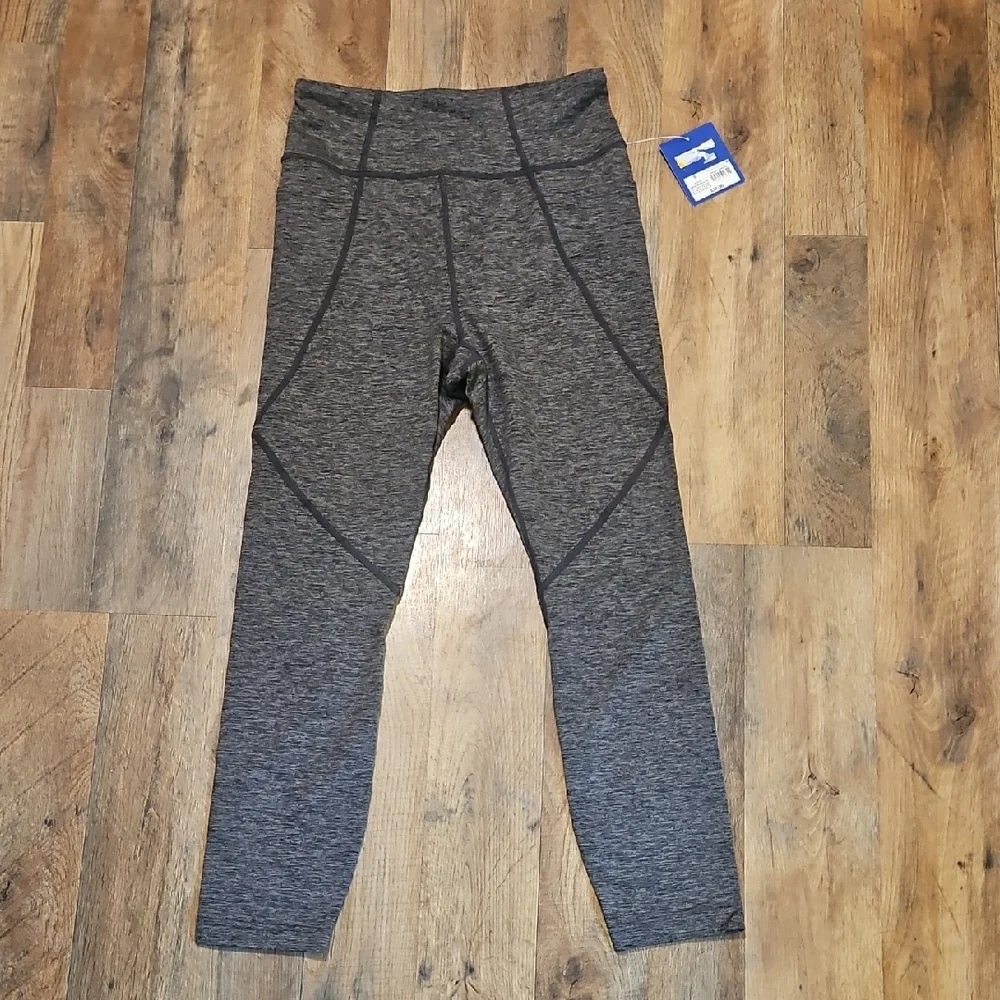 👖JoyLab Gray Performance Leggings with Ergonomic Design